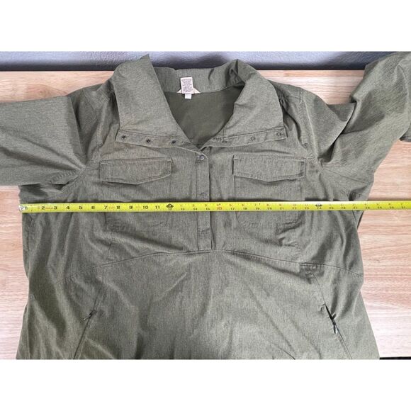 Duluth Trading Women's Plus Size 2X Green Sol Survivor Sun Protection Tunic Top - Picture 11 of 13
